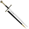 Handmade Anduril Narsil Sword with Scabbard & Wall Mount