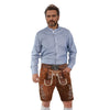 Men's Oktoberfest Outfit Authentic Suede Lederhosen Antiqued with Waist Belt