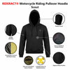 RIDERACT® Motorcycle Pull Over Hoodie Black Scout