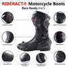 RIDERACT® Men’s Motorbike Boots | Road Motorcycle Boots ( Black)
