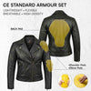 RIDERACT® Womens Motorcycle Jacket Black Velocity | Biker Jacket