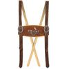 Suede Leather Short Lederhosen Suspenders Set