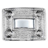 Celtic Knot Kilt Belt Silver Buckle