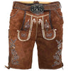 Men's Oktoberfest Outfit Authentic Suede Lederhosen Antiqued with Waist Belt