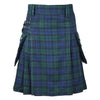 Utility Tartan Kilt Black Watch with Cargo Pockets
