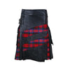 Customized Hybrid Leather Kilt McPherson Or Tartan of Your Choice