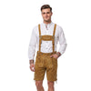 Men's Oktoberfest Costume Suede Leather Short Lederhosen
