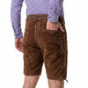 Men's Oktoberfest Outfit Authentic Suede Lederhosen Antiqued with Waist Belt