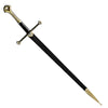 Handmade Anduril Narsil Sword with Scabbard & Wall Mount SWD072BLK