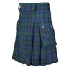 Utility Tartan Kilt Black Watch with Cargo Pockets