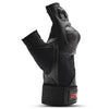 RIDERACT® Leather Motorcycle Gloves | Vulcan Half Finger Biker Gloves