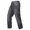 RIDERACT® Mens Motorcycle Cargo Jeans | Black Motorbike Cargo Pants