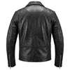 RIDERACT® Mens Leather Biker Jacket Brando Style Native Motorcycle Jacket