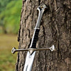 Handmade Anduril Narsil Sword with Scabbard & Wall Mount SWD072BLK