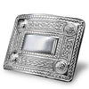 Celtic Knot Kilt Belt Silver Buckle