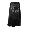 Customized Classic Leather Kilt Black