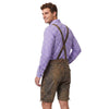 Men's Oktoberfest Costume Suede Leather Short Lederhosen
