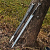 Handmade Anduril Narsil Sword with Scabbard & Wall Mount SWD072BLK