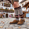 Men’s Bavarian Suede Leather Shoes – Golden Brown