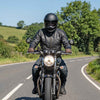 RIDERACT® Mens Leather Motorcycle Jacket | Black Moto Jacket