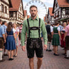 Men's Oktoberfest outfit Suede Leather Short Lederhosen