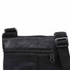 Stylish Leather Shoulder Bag Black Messenger iPad Bag