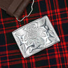 Triquetras Thistle Kilt Belt Buckle