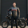 RIDERACT® Mens Motorbike Jacket | Martial Leather Motorcycle Jacket