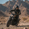 RIDERACT® Mens Leather Motorcycle Jacket | Striper Biker Jacket