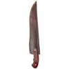 Handmade Damascus Fillet Knife with Red Pakka Wood Handle AMK025RED