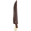 Handmade Damascus Fillet Knife with Bone & Rosewood Handle AMK024
