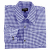 Bavarian Men Shirt Checked Sea Blue
