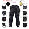 RIDERACT® Waterproof Women's Motorcycle Pant | Gallop Black Ladies Motorbike Pant