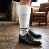 Kilt Hose Striped White