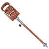 Outdoor Walking Stick Seat Spectator Adjustable Leather Shooting Stick Tan