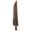 Handmade Damascus Fillet Knife with Red Pakka Wood Handle AMK025RED