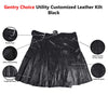Customized Leather Utility Kilt Classic Black