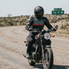 RIDERACT® Mens Motorbike Jacket | Martial Leather Motorcycle Jacket