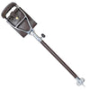 Outdoor Shooting Stick Adjustable Venator Leather Walking Stick Coffee Brown