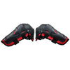 RIDERACT® Adult’s Motorbike Knee Guards SafeMode-v1 Red Knee Protectors