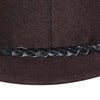 Traditional Bavarian Country Man Wool Hat Brown