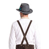 Traditional Oktoberfest Hat – Grey Countryman Wool Fedora Hat