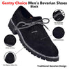 Bavarian Men's Suede Leather Shoes Black