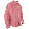 Bavarian Men Shirt Checked Red Berry