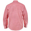 Bavarian Men Shirt Checked Red Berry