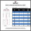 RIDERACT® Mens Cordura Waterproof Motorcycle Pant | TARZAN Khaki Riding Pants