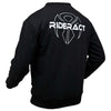 RIDERACT® Men’s Sweatshirt Black Reinforced Aramid Fiber