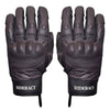 RIDERACT® Mens Leather Motorcycle Gloves | BRONA Riding Gloves