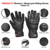 RIDERACT® Womens Motorbike Gloves | Classic S1 Ladies Motorcycle Gloves