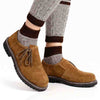 Men’s Bavarian Suede Leather Shoes – Golden Brown